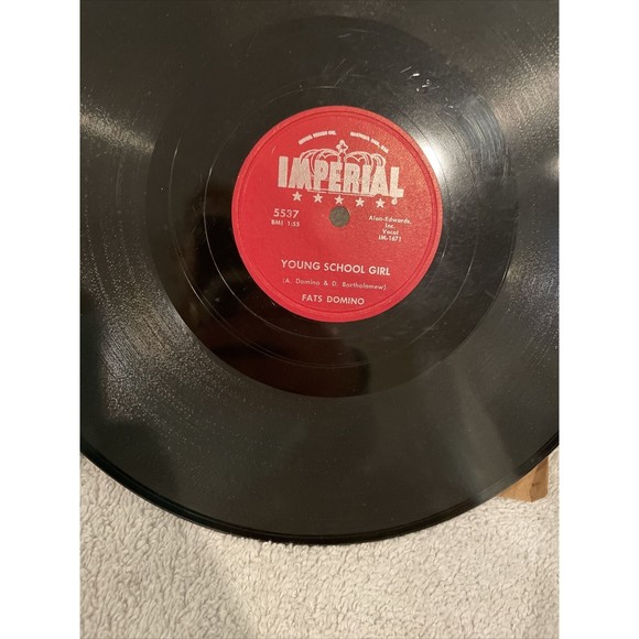 Fats Domino 78 It Must Be Love Young School Girl Imperial 5537 R&B 1958 Soul - Picture 11 of 11